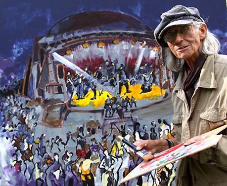 PETER CREUZBURG LIVE PAINTING